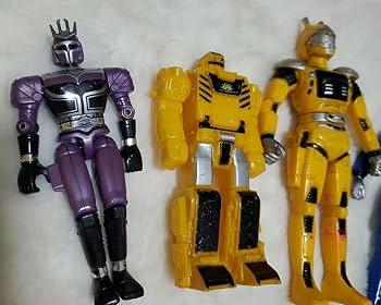 Amazon.co.jp: レトロ 90年代 戦隊ヒーロー ソフビ セット売り 8