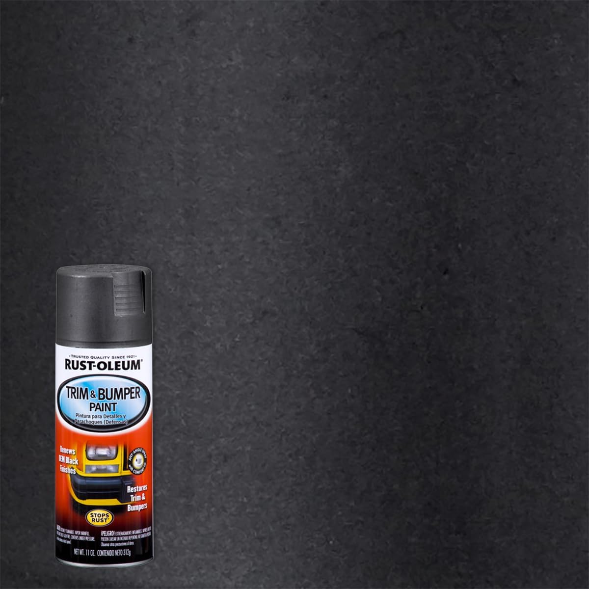 6-Pack of 11 oz Rust-Oleum Brands 251574 Black Automotive Trim & Bumper Spray Paint