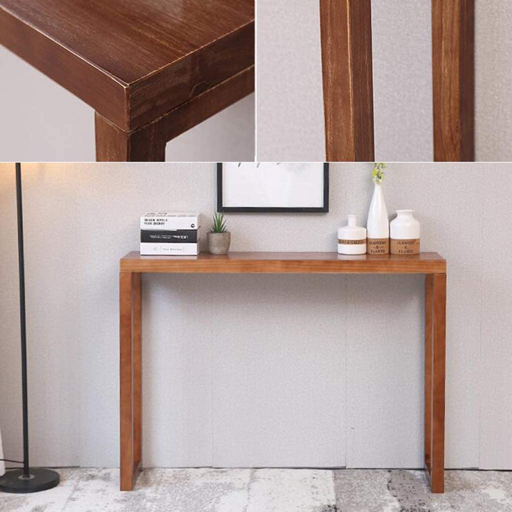 木製デスク　木製テーブル　サイドテーブル　コンソールテーブル Amazon｜コンソールテーブル Console Table 木製 玄関テーブル