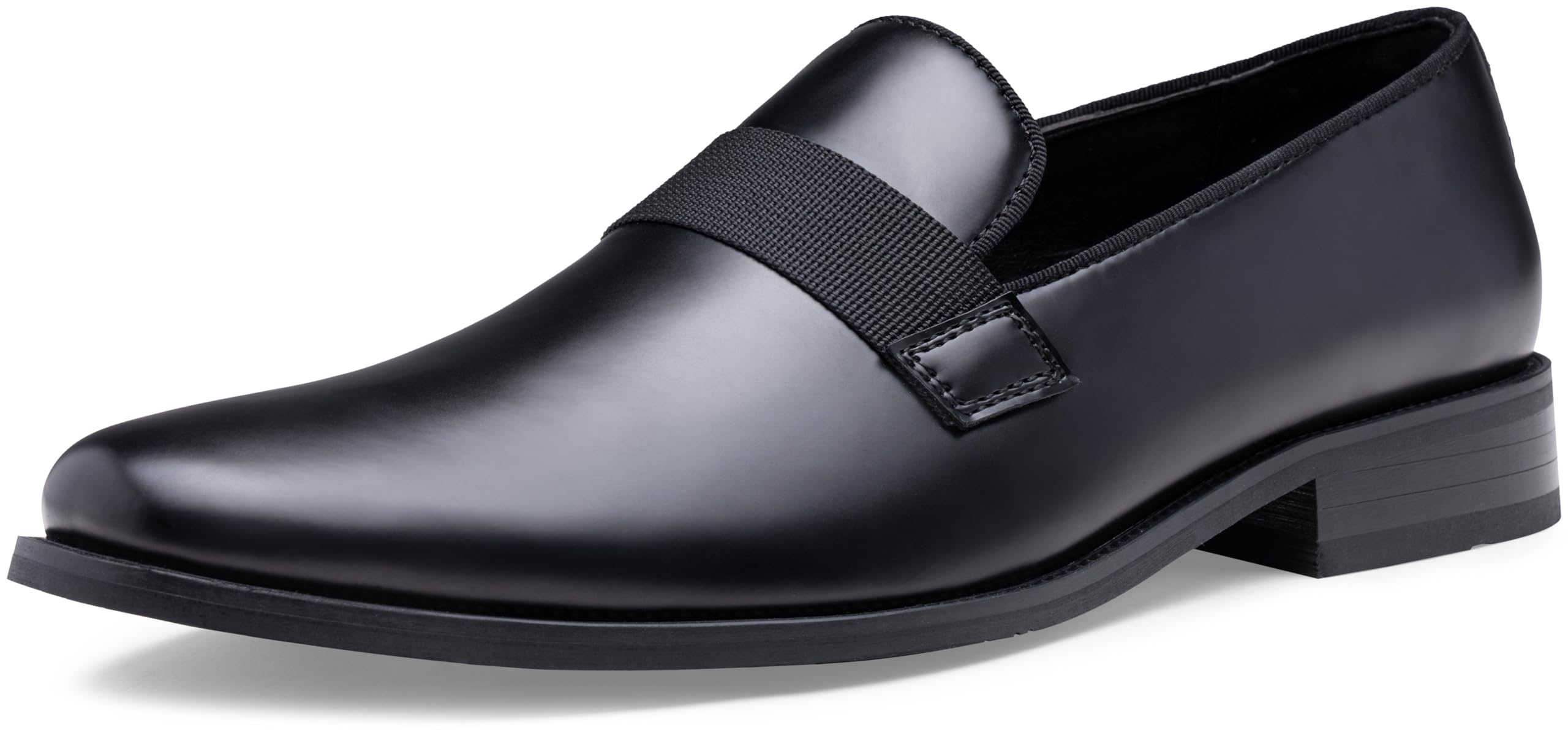 Jousen Men's Tuxedo Shoes Black Dress Shoes for Men Business Formal Mens Loafers Slip On