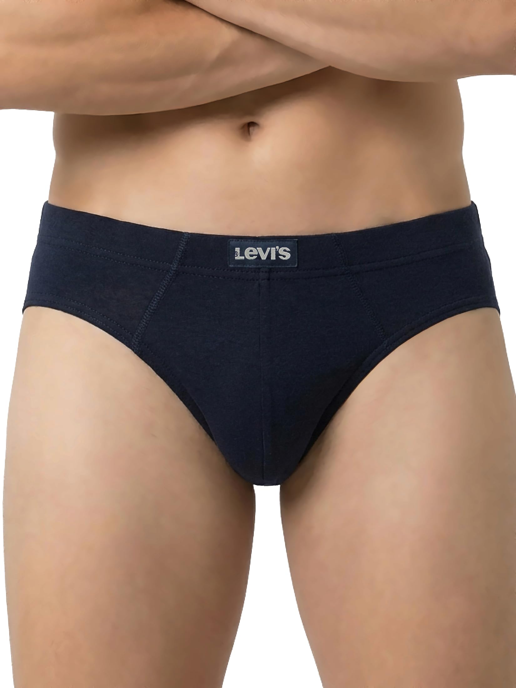 levi's 011 Men's Pure Cotton Solid Brief - Low Rise, Inner Elastic Waistband (Pack of 1)-picture-41