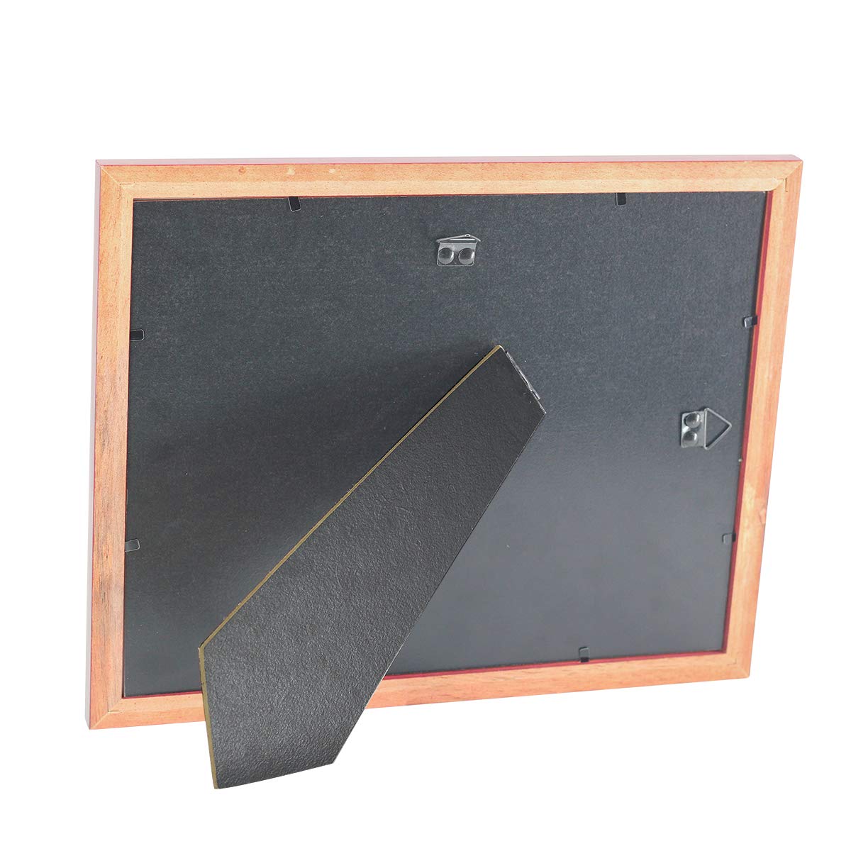 GraduatePro A4 Urkundenrahmen Dokumentenrahmen Mahagoni mit Goldener Rahmen Glas Wand & Tischrahmen