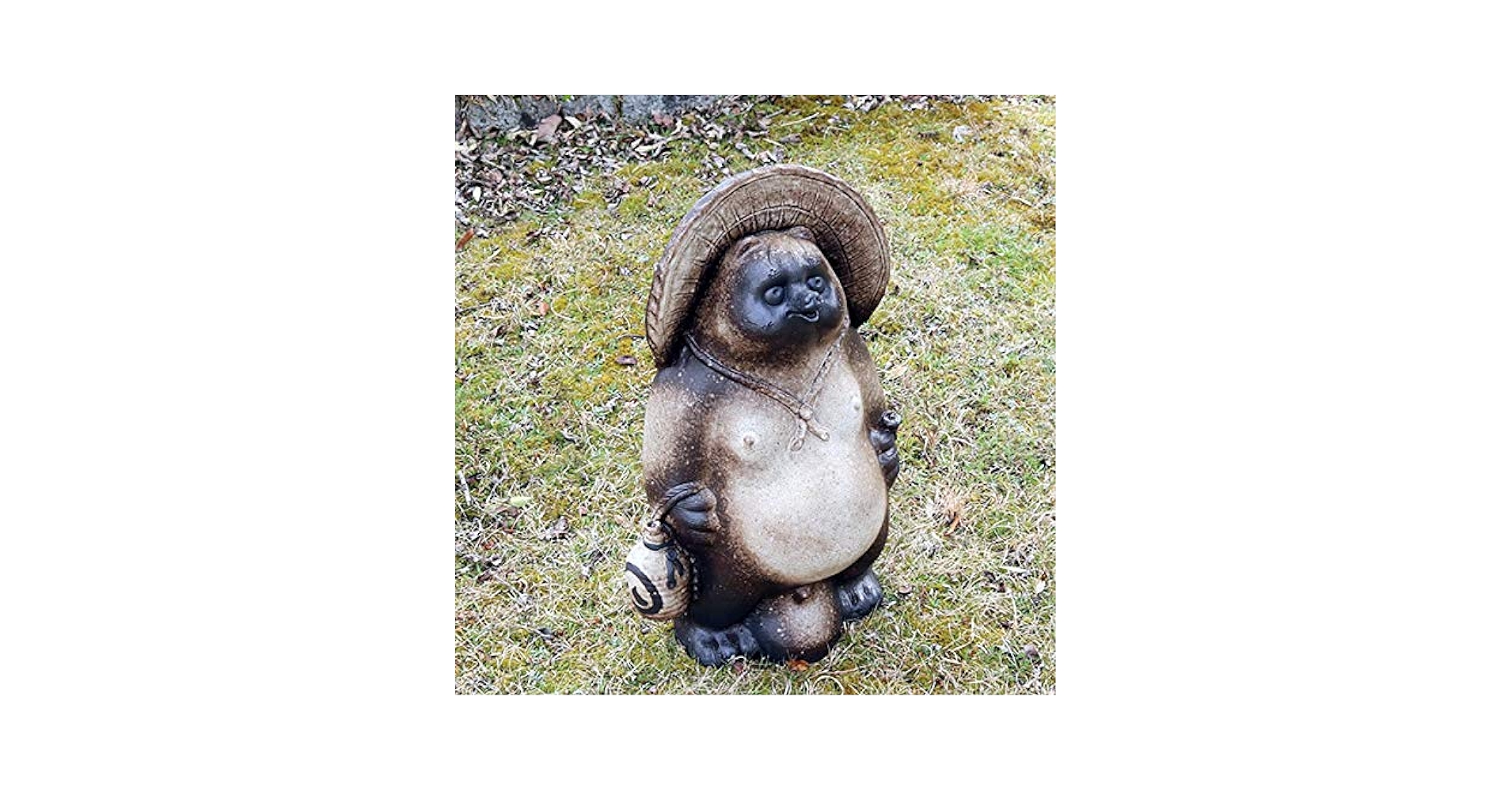 燒物 狸 アルパカ たぬき 古美術 古玩 木箱付 賞物 在庫処分 たぬきの置物 陶器 狸 商売繁盛の縁起物 Raccoon dog