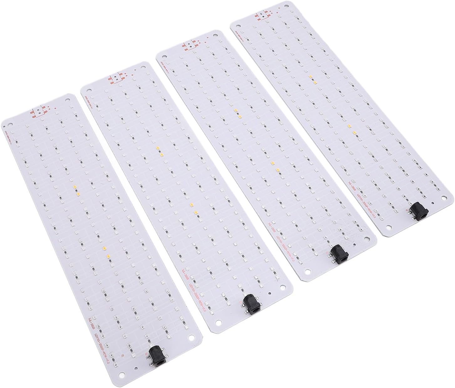 12V Panel Plant Light 600 Beads 6 Brightness Levels Memory and Timer Function LED Grow Light for Offices Greenhouses (EU Plug)