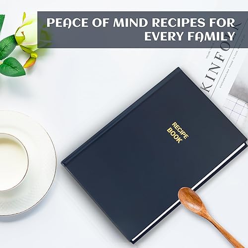 Miniatura 6 de Perfect Blank Recetas Book - Libro de recetas para escribir en tus propias recetas, organizar tus recetas, cubierta impermeable y cuaderno de
