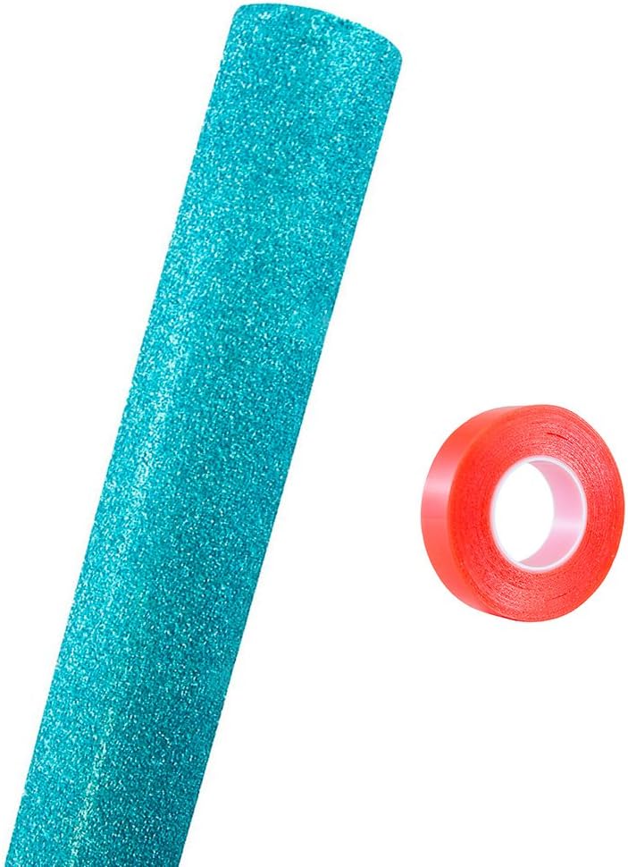 JAM Paper Gift Wrap Set Glitter Wrapping Paper w/Clear