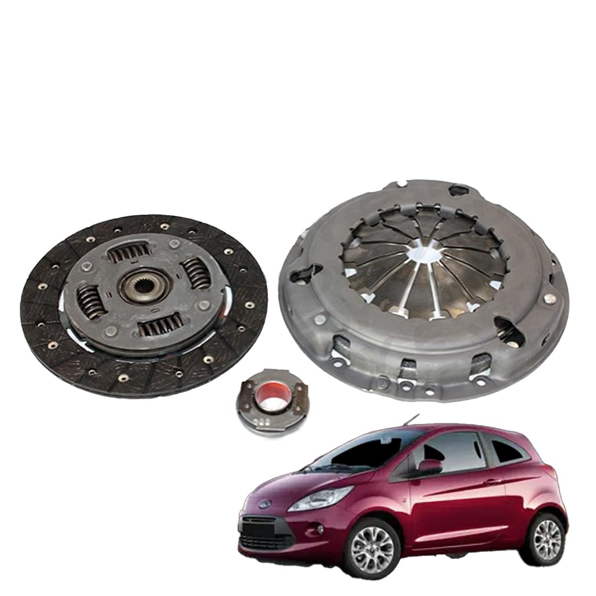 KIT FRIZIONE 3 PEZZI PER FORD KA 1.3 MULTIJET - COME VALEO 826522