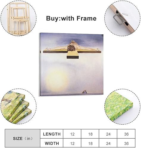 Vista 67 de 40 pinturas famosas de Dali - Salvador Dalí - El Ángelus arquitectónico del mijo - Póster artístico en lienzo y arte de pared, póster moderno