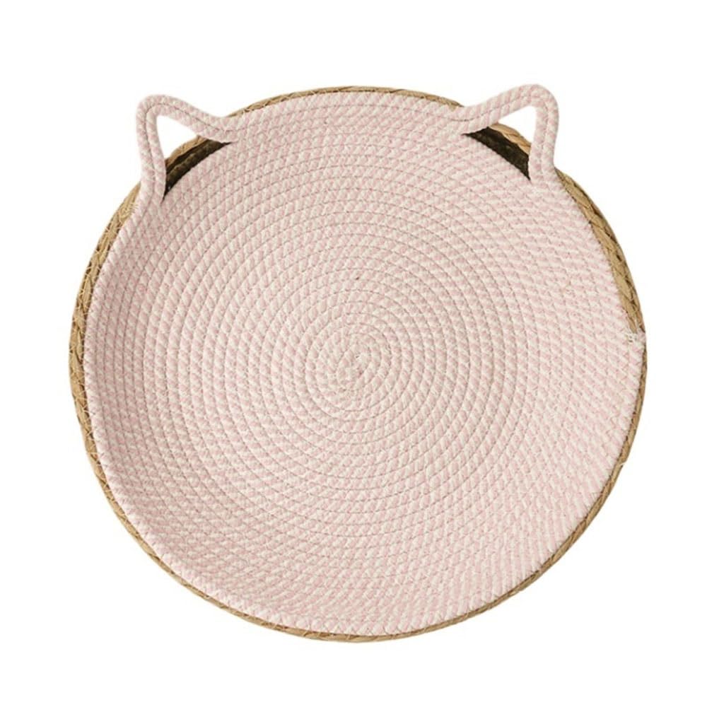 Drapak dla kota Drapak dla kota, legowisko z sizalu, zabawka do drapania, meble odporne na zużycie, łagodzenie swędzenia i zgrzytania pazurami(Pink,Duży)