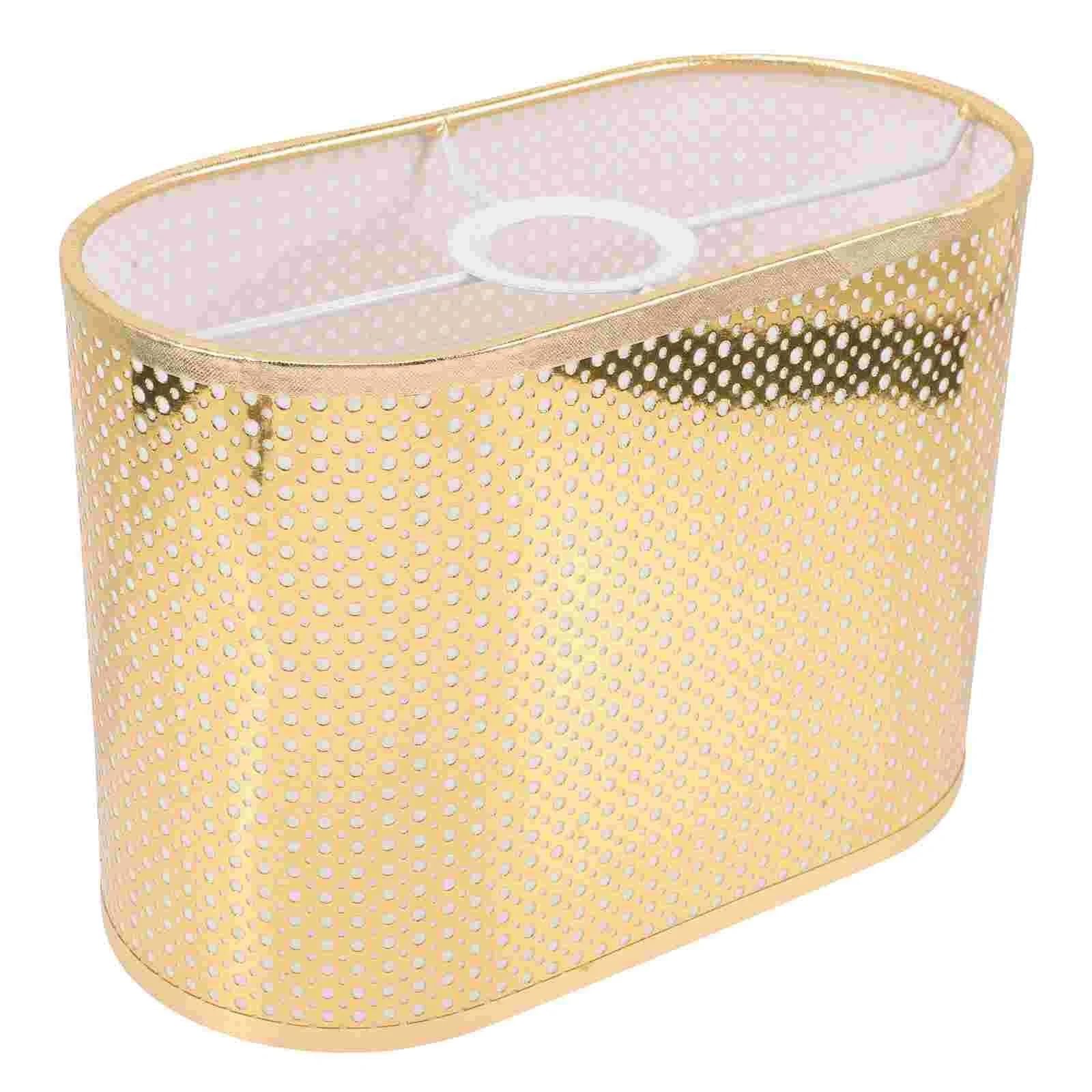 Rgoemhj Golden Fabric Lampshade Table Lamp Cover Desk Light Shade For Lamp