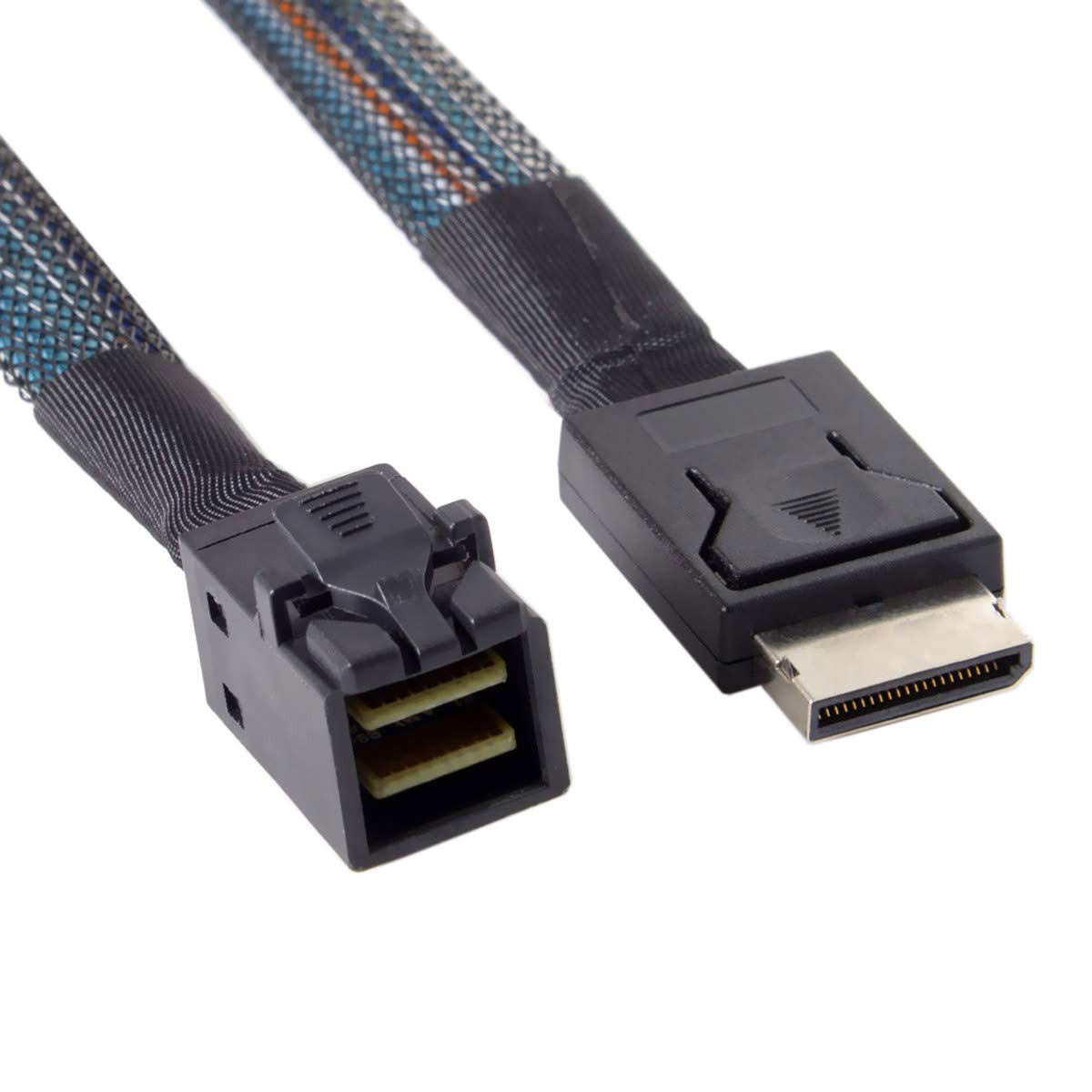 OCuLink PCIe PCI-Express SFF-8611 4i vers SFF-8643 Câble de données Active SSD 50 cm