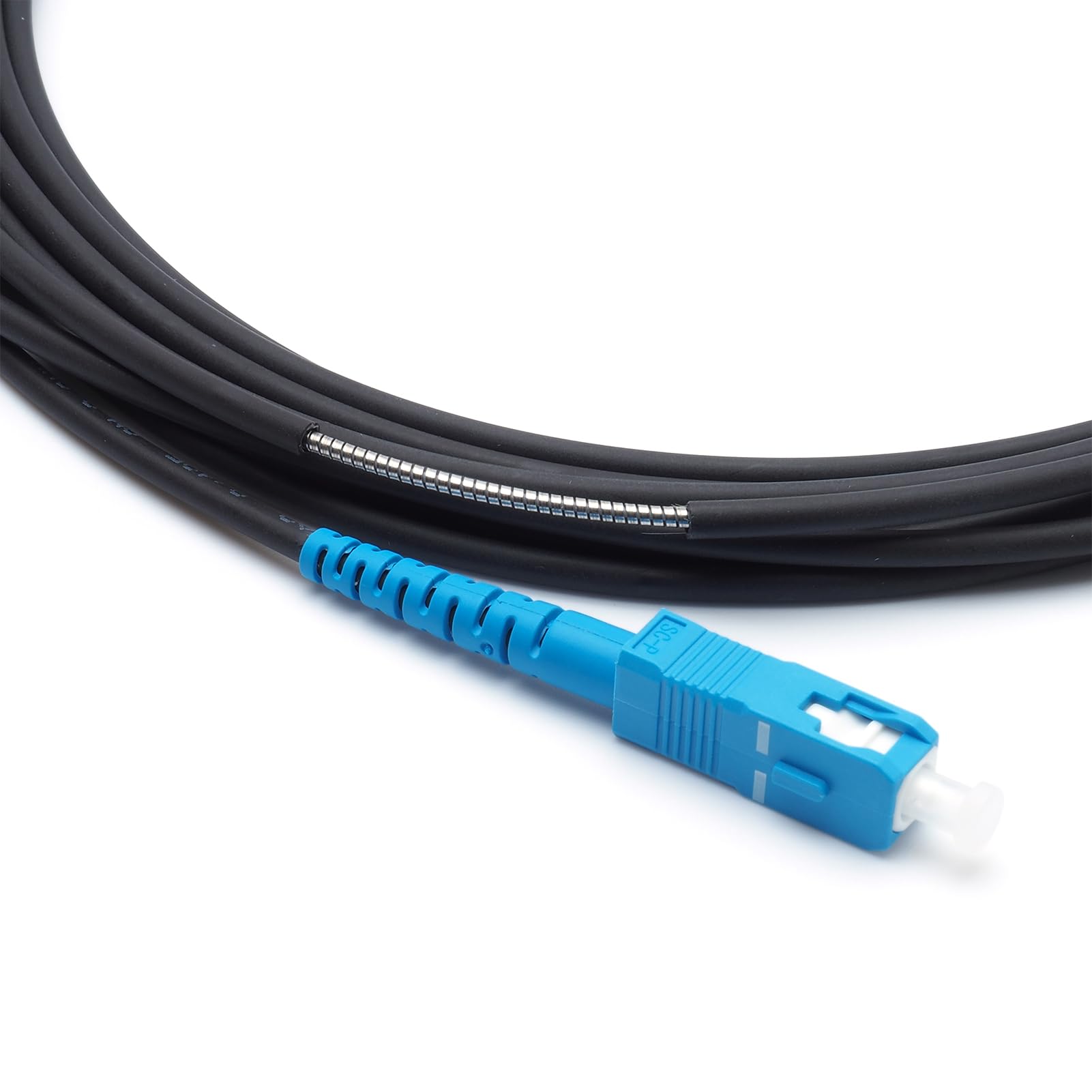 Amazon.co.jp: アーマード光ケーブル 光ファイバーケーブル 高強度内部