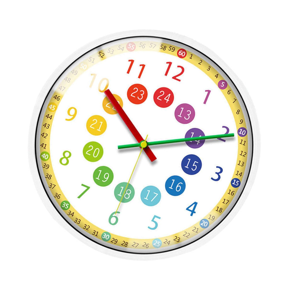Horloge murale silencieuse Alipis pour décorer le bureau d'une fille