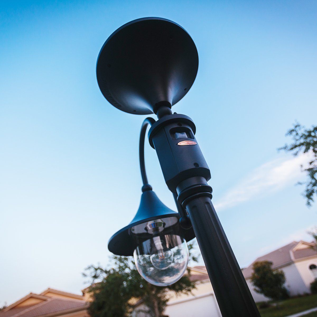 Buy Gama Sonic Everest Solar Lamp Post Light Kit, Outdoor Single Black