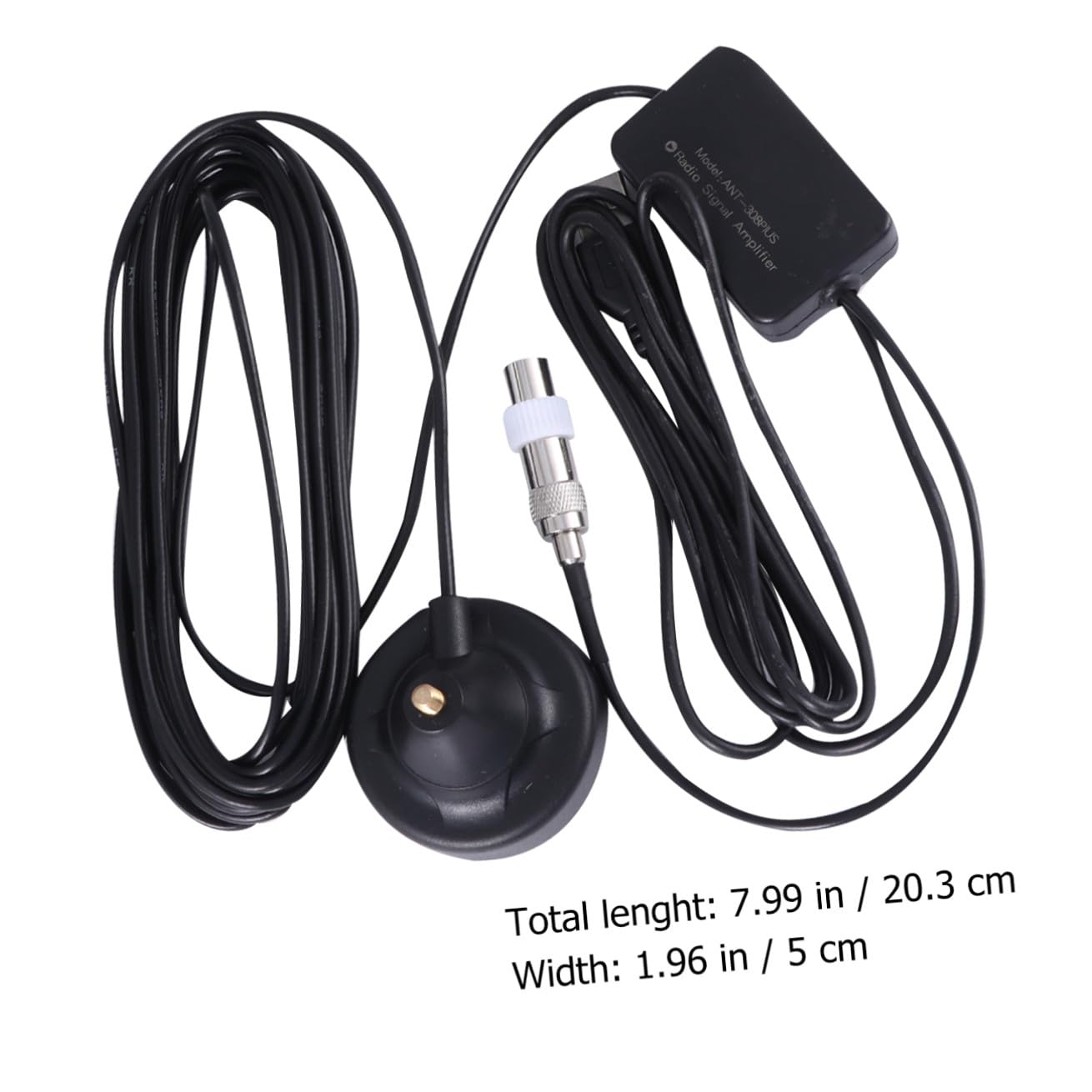 Lurrose Améliorée Ant Plus pour Maison Antenne Durable et Compacte et Noir