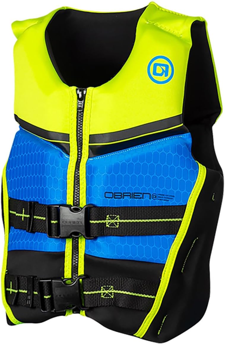 O'Brien V-Back Neoprene Life Jacket USCG Approved Child, Youth and Teen for Lake, River, PWC, Wakeboard