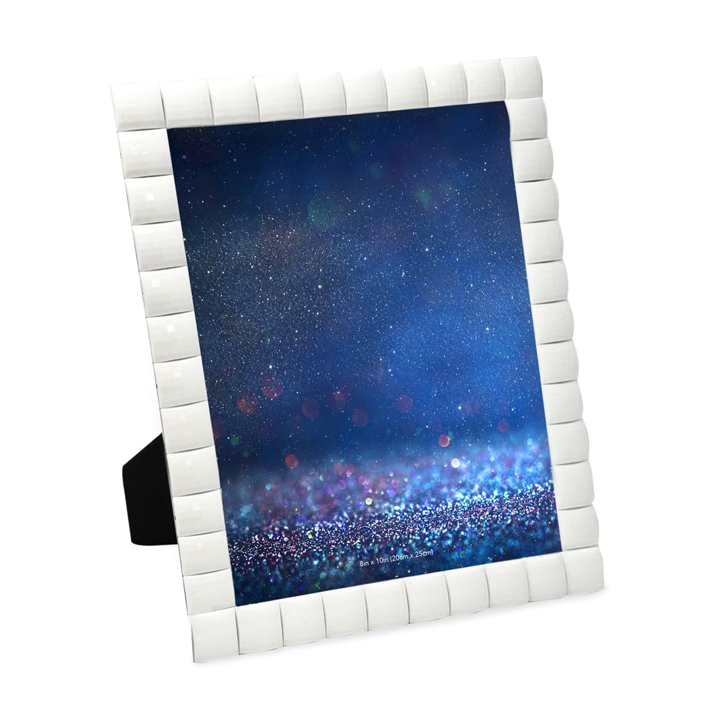 Photo 1 of [DAMAGED] Isaac Jacobs 8x10 Sparkling Jewel Picture Frame