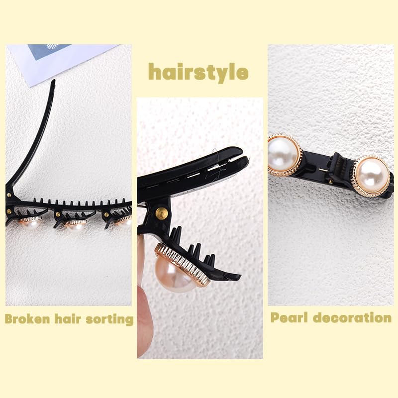 Pinzas brillantes para trenzas con piedras de cristal miniatura 5