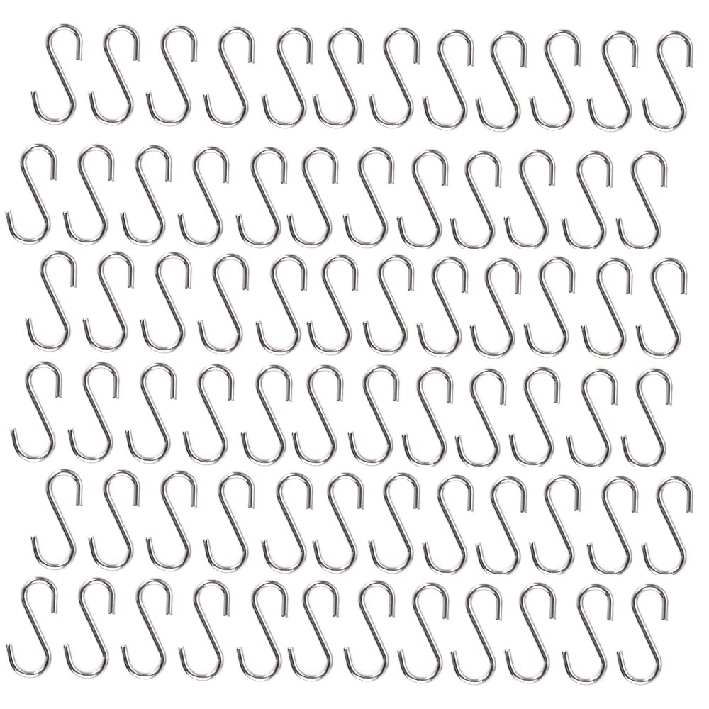 10 GANCI AD S APERTI IN METALLO ACCIAIO PORTATUTTO APPENDI TUTTO APPENDINI 4-5-6 MM (4 MM - Foto 7