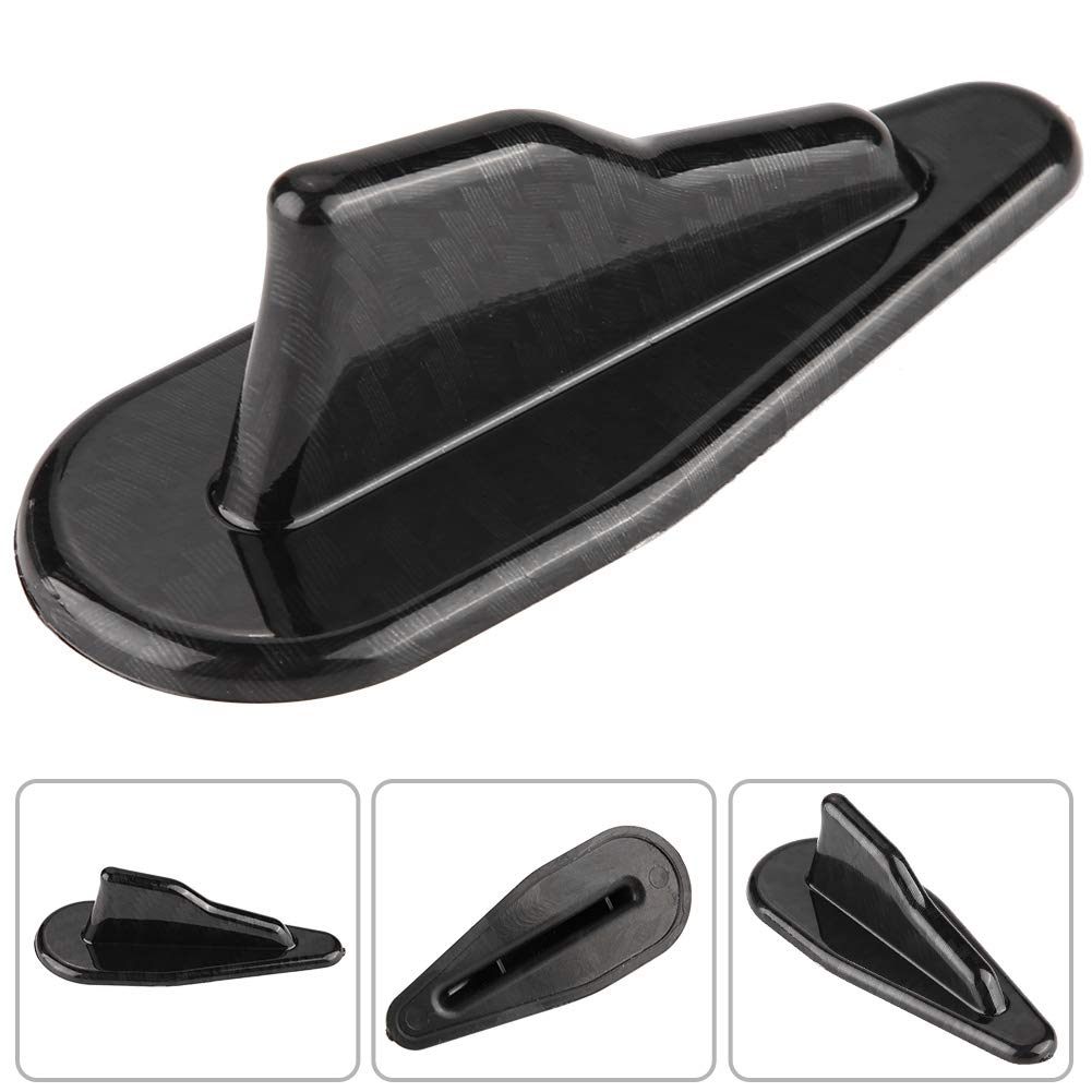 Buy Qiilu Roof Shark Fin Spoiler Wing Kit 10Pcs Universal Carbon Fiber