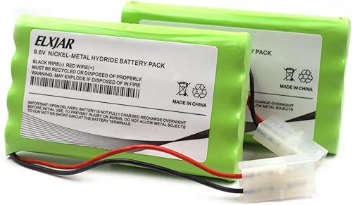 Paquete de 2 baterías de repuesto de 9.6 V 2200 mAh 239180 Ni-MH para herramienta de escaneo Genisys, OTC Mac Mentor y escáneres automotores