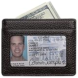 RFID Blocking Leather Wallet, Slim Thin Minimalist Pocket Wallets Card Holder