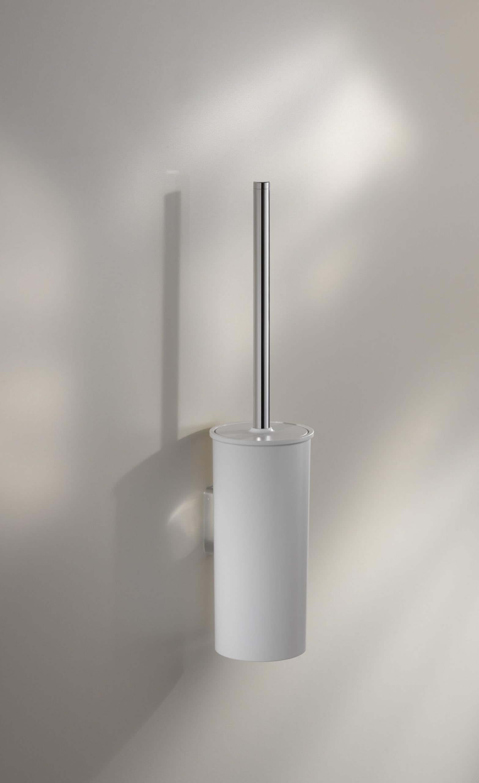 Keuco 12764010100 Moll Toilettenbürstengarnitur, chrom / weiß
