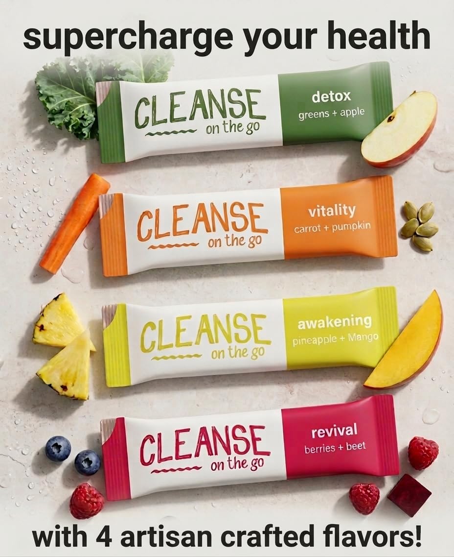 Amazon.com: CLEANSE on the go - 3 Day Juice Cleanse - Just Add
