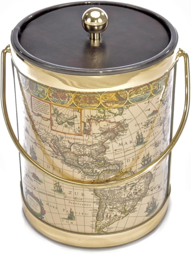 Mr. Ice Bucket Map Ice Ice Bucket, 5Quart Home & Kitchen