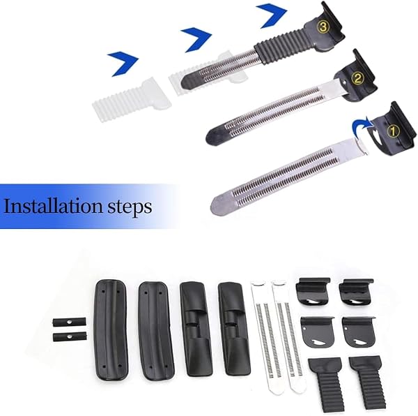 EVERGOODS 2PCS Lockable Car Roof Bars 105cm β Aluminium T-Slot Roof Rack with 2 Keys, Anti-Theft Luggage Carrier for Vehicles with Raised Roof Rails - 4