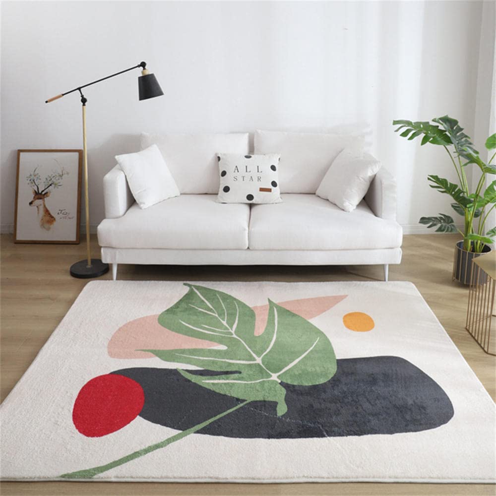 Tapis Moma vert rouge 200X300cm au motif 3D moderne pour salon