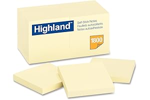 Highland Sticky Notes: Essential Desk Top Companions for Enhanced Productivity
