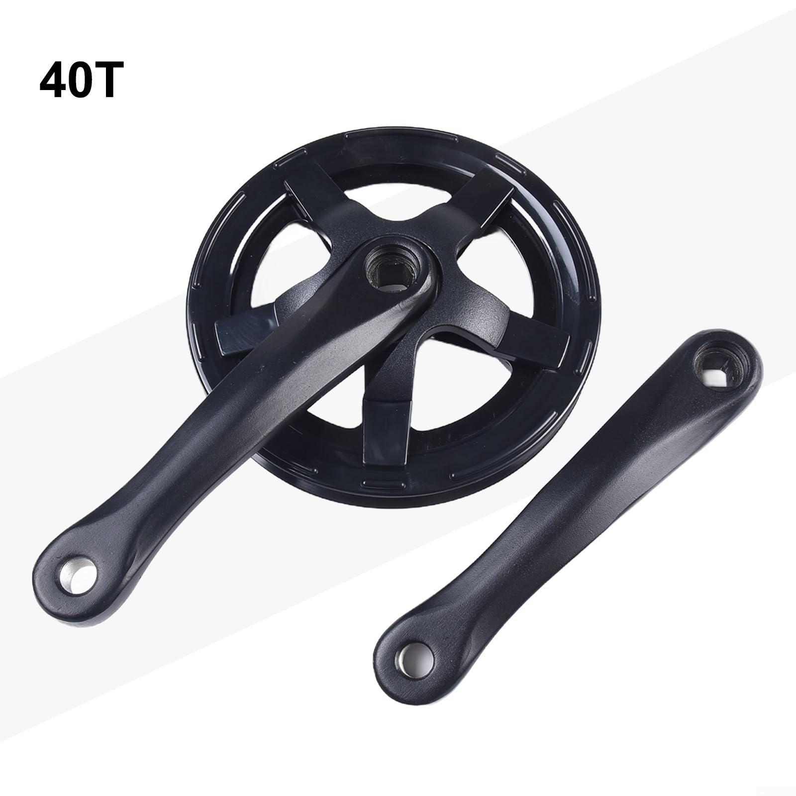 Guarnitura singola per corona da 170 mm, lunghezza pedivella con 40T, 48T, 52T, per movimento centrale quadrato e conico, per bici da strada e MTB, 40 T