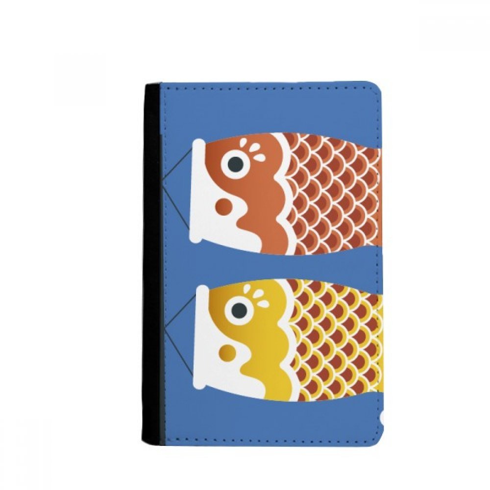 DIYthinker Local Japanese Cultual Fish Flag Passport Holder Notecase Burse Wallet Cover Card Purse