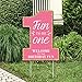 Big Dot of Happiness 1st Birthday Girl - Fun to be One - Party Decorations - Birthday Party Welcome Yard Sign