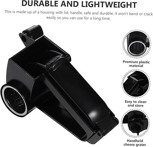 Miniatura 3 de TIDTALEO Rallador de queso, triturador rotativo de queso, picadora de ajo, ralladores para cocina, verduras, rallador de verduras, rallador de
