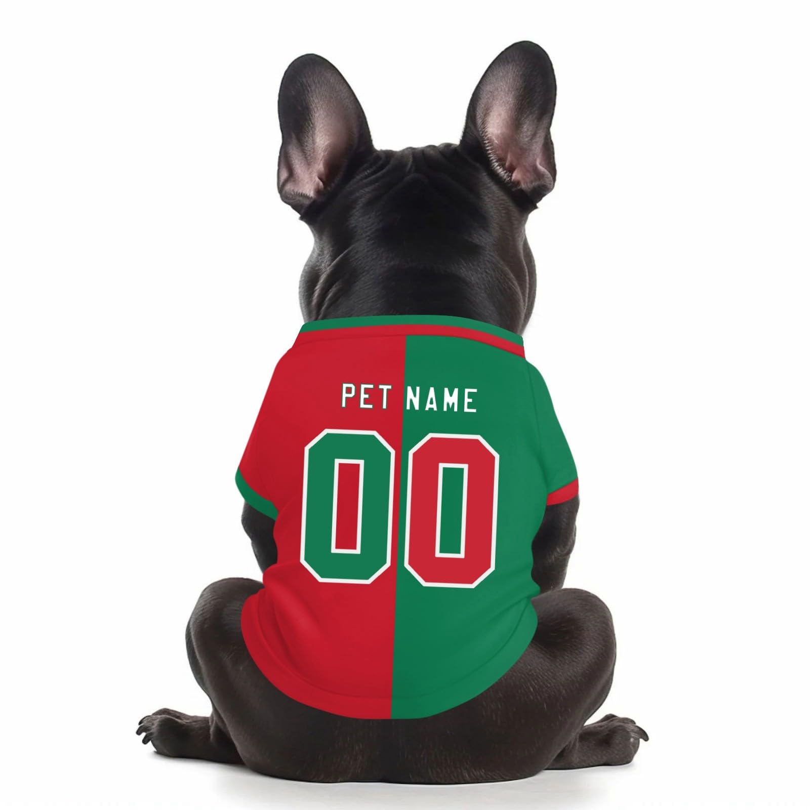 ywkiyrs Custom Dog Shirt Pet Football Jersey Costume for Dogs Cats Personalized Breathable Pet Clothes Puppy Outfit for Small Medium Large Dogs