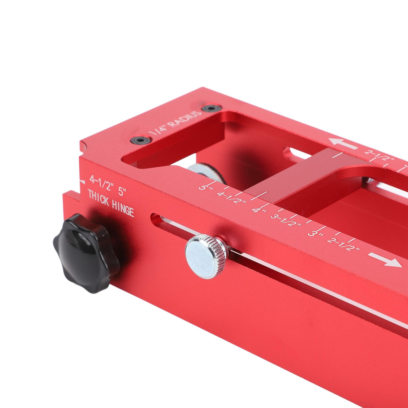 Plantilla para Bisagra de Puerta, Kit de Instalación de Cerradura, Juego de Perforación de Orificios, Plantilla de Enrutador de Aleación de Aluminio, Mortaja Cuadrada