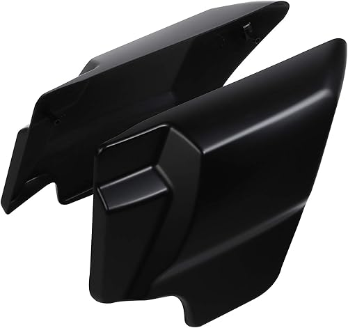 Fundas laterales de mezclilla negras para Harley Touring Road Street Electra Glide FLTR FLTRSE FLTRK FLTRX FLHX FLHXSE FLHXS FLHTK FLHT 2009-2023