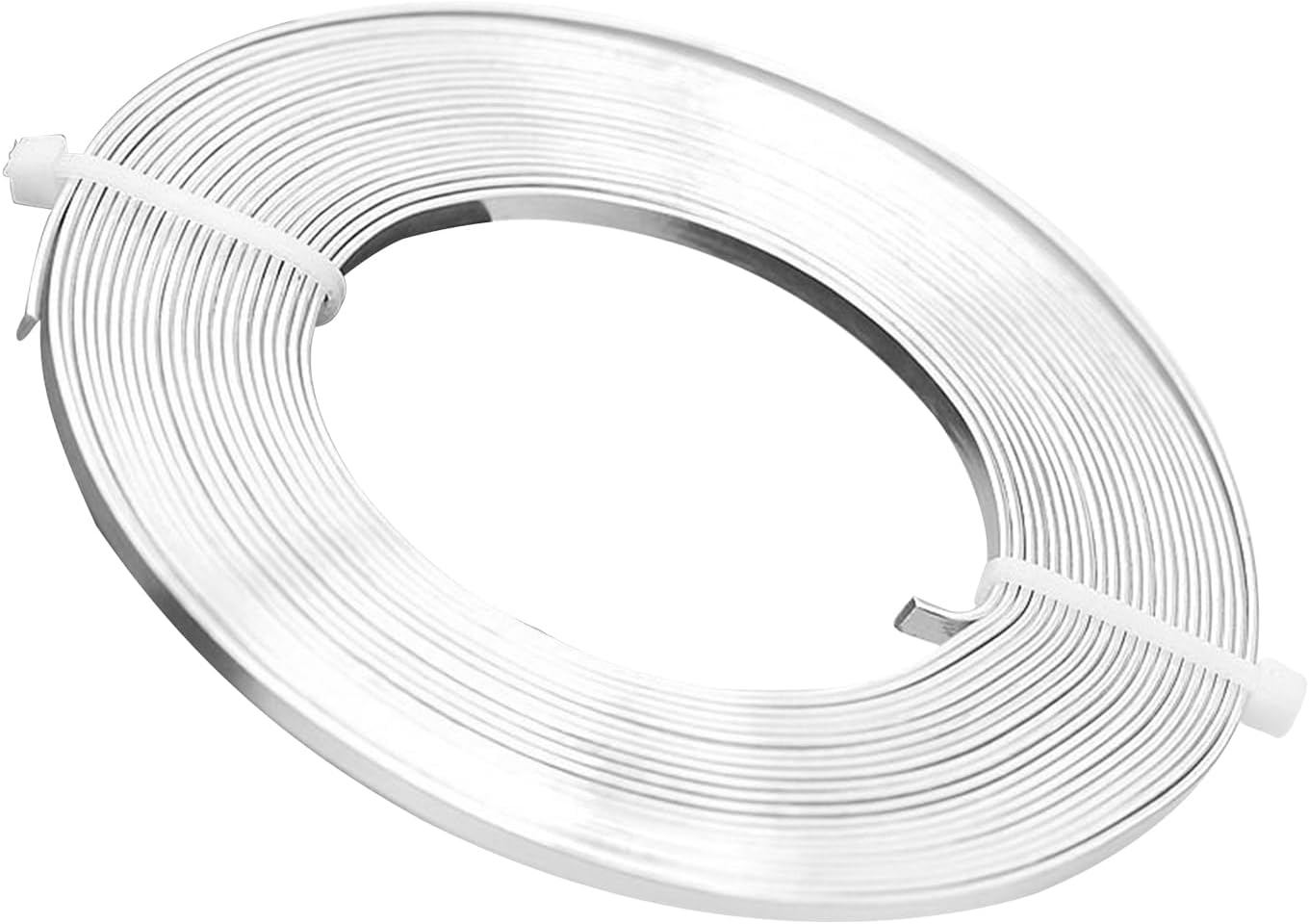 Craft Wire Bendable - Flexible Flat Colored Aluminum Craft Wire | Cable Art Supplies for Gardening Model Building Home Decor Artists Crochet Electricians Sculptors
