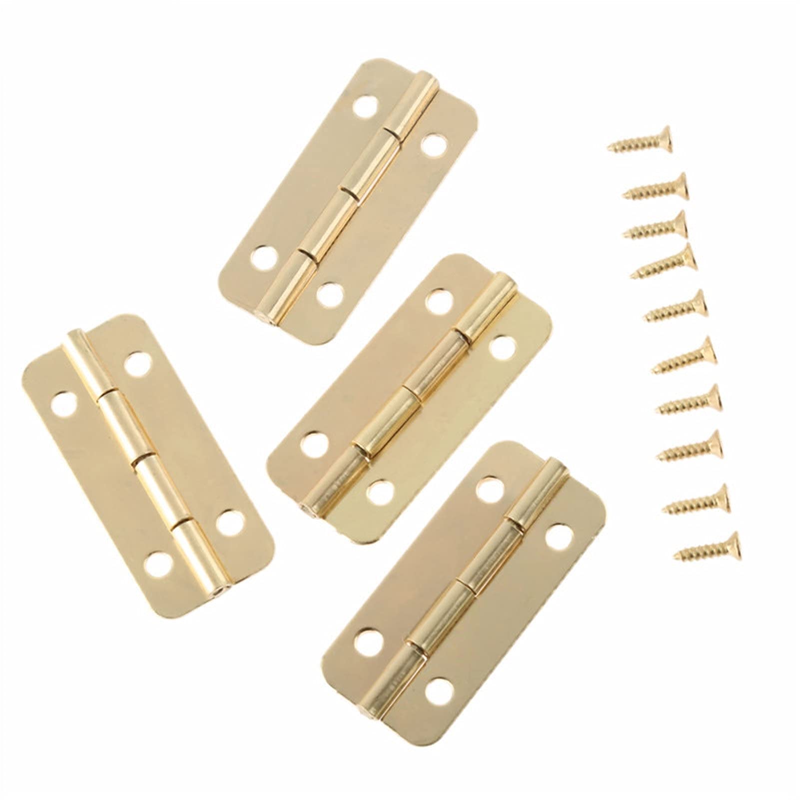 Nvsfzgiyg One Color Hinge, 4Pcs 37X17mm Furniture For Box Door Butt Decorative Small For Cabinet Drawer