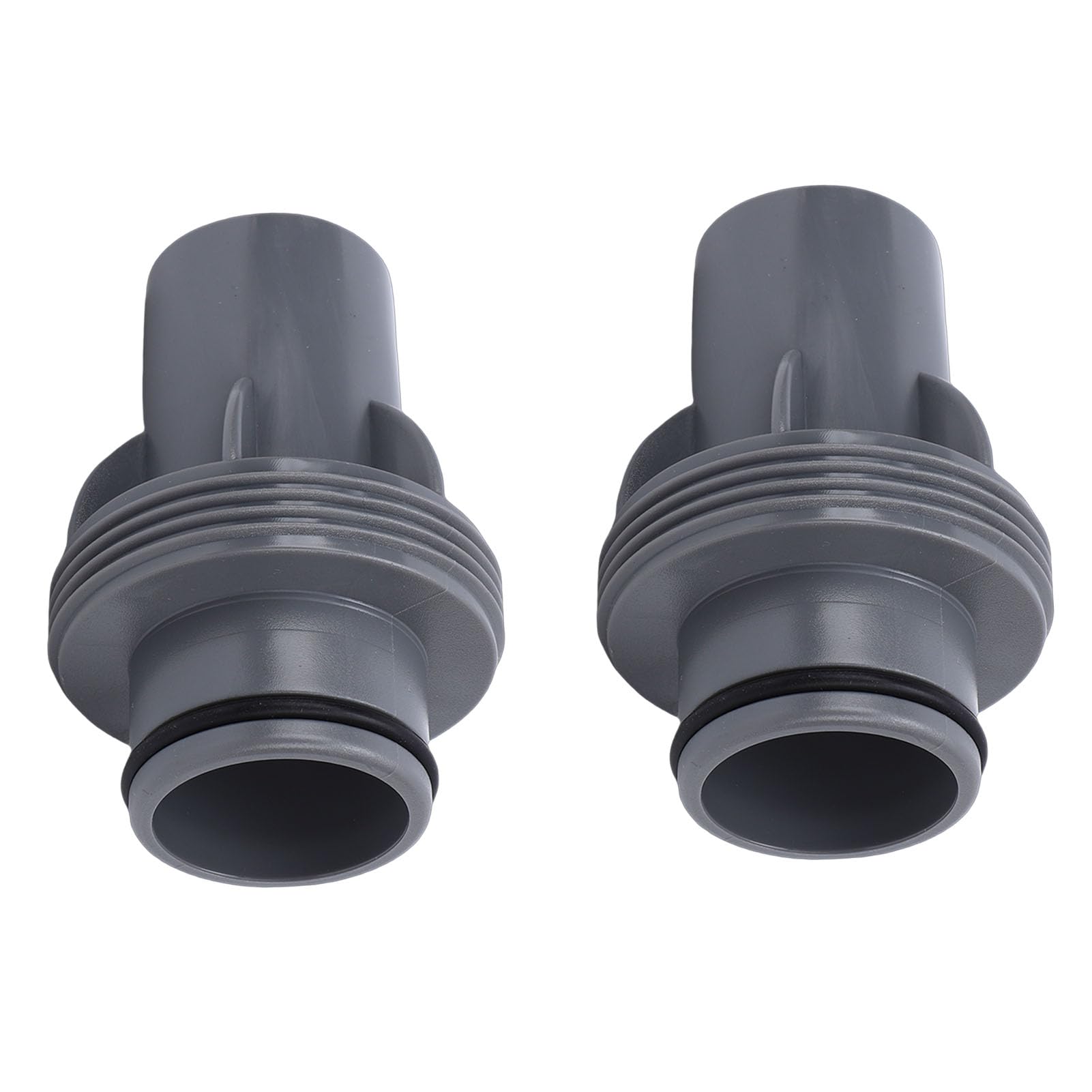 TOPINCN 2 szt. Adapter Węża Basenowego Złącze Węża Basenowego Adapter Pompy z Filtrem Basenowym z wbudowaną uszczelką do połączeń Wlotowych i Wylotowych 1,5 Cala