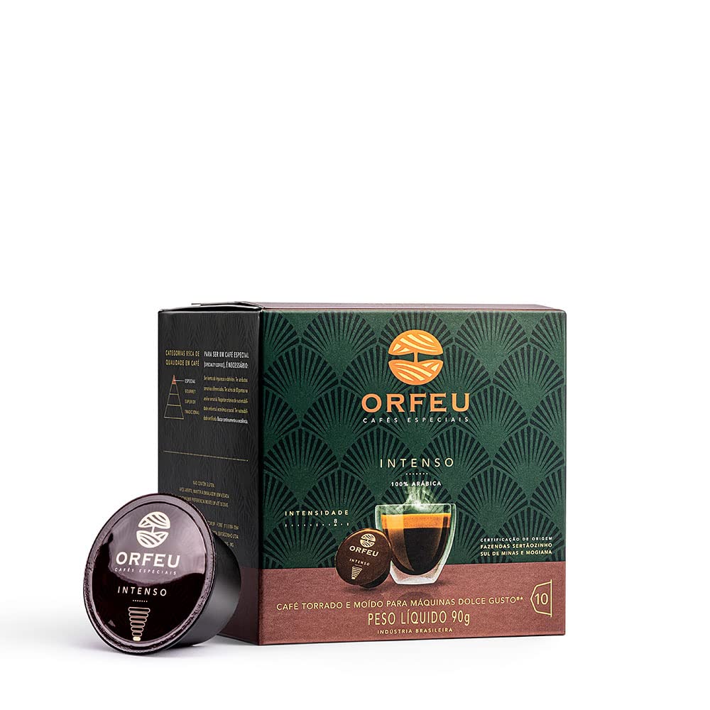 Coffee Orpheus Capsule 10 Intense Compatible Dolce Gusto, ORFEU