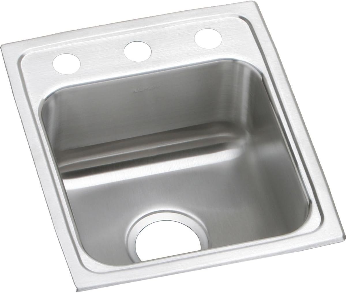Elkay Lustertone Classic LRAD1517551 Single Bowl Drop-in Stainless Steel ADA Sink