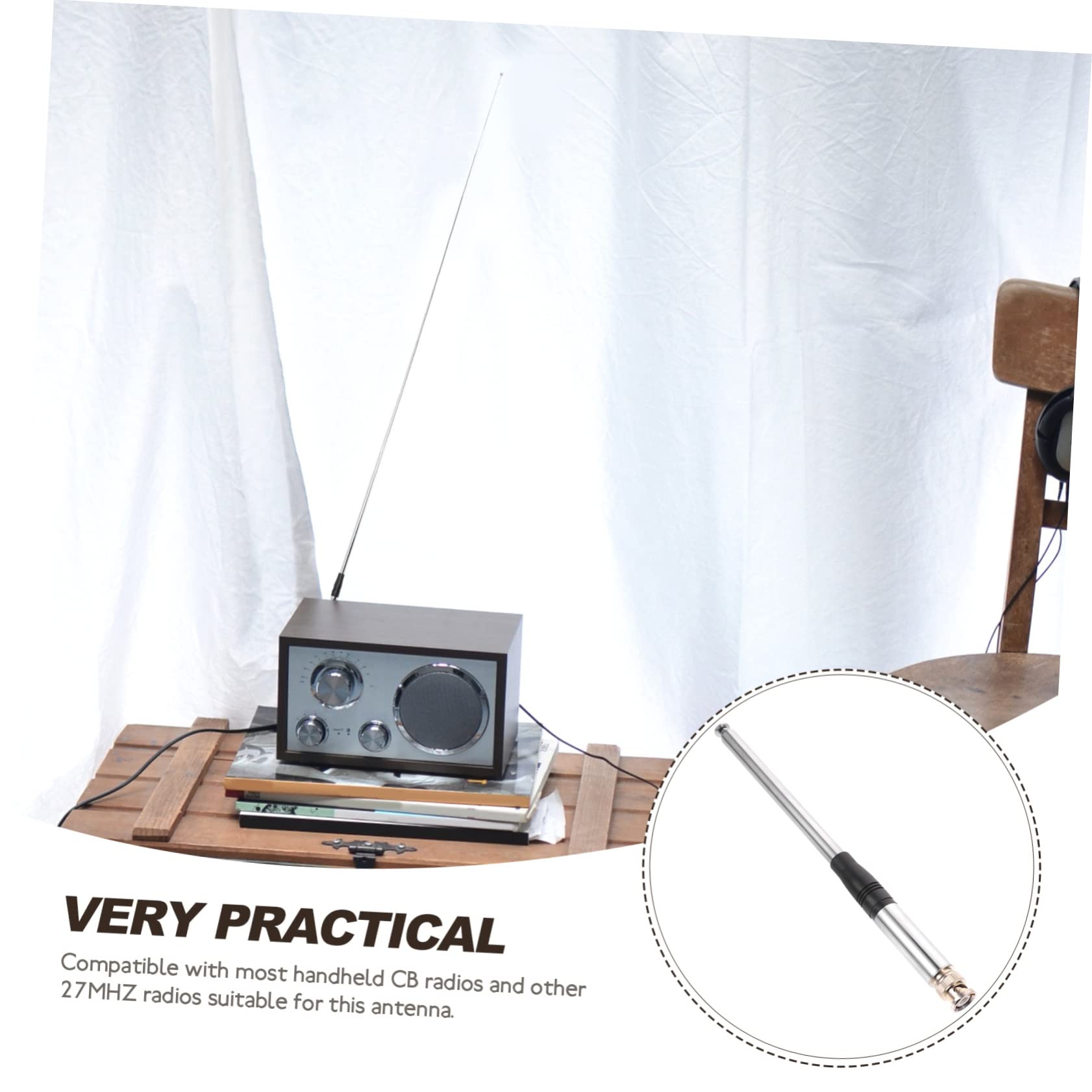 Gatuida Antenna Da 3 Pezzi Per Radio Da 27 Mhz Antenna Di Ricambio Per Radio Amatoriale Compatta E Pieghevole Realizzata Artigianalmente