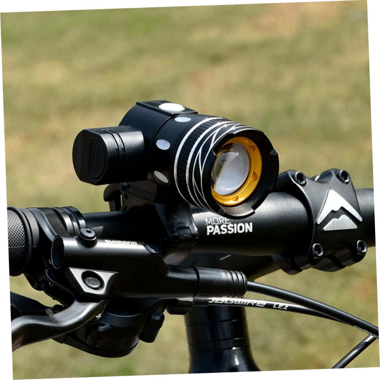 GRIRIW USB Rechargeable Mountain Cycling Headlight Powerful LED Light for Night Riding Design Brightness Lightweight for Cycling Jogging