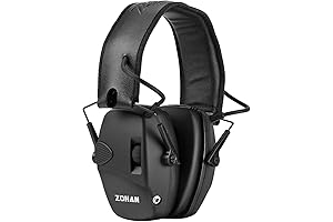 ZOHAN EM054 Ear Muffs for Shooting Range - Noise Isolating and Amplifying...