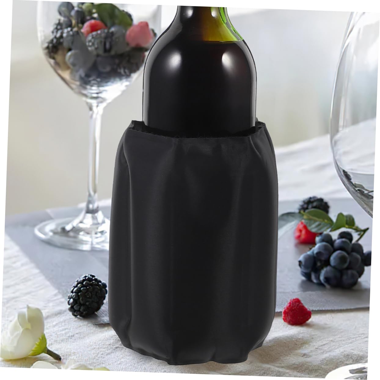 MAGICLULU Funda Enfriadora Botellas Reutilizable, Bolsas de Hielo para Vino y Cerveza, Gel y Poliéster, 2 Piezas, Adecuado para Enfriar