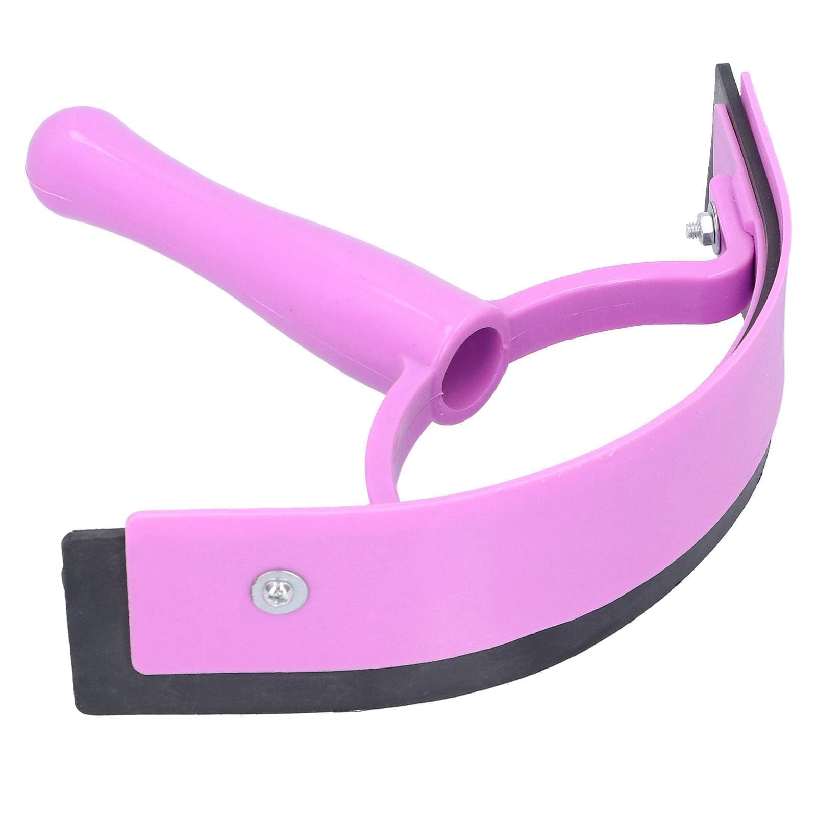 Cyrank Raspador De Goma para Caballos, Agarre Suave, Plástico, Goma, Rascador De Sudor para Caballos, Suministros De Baño para Caballos