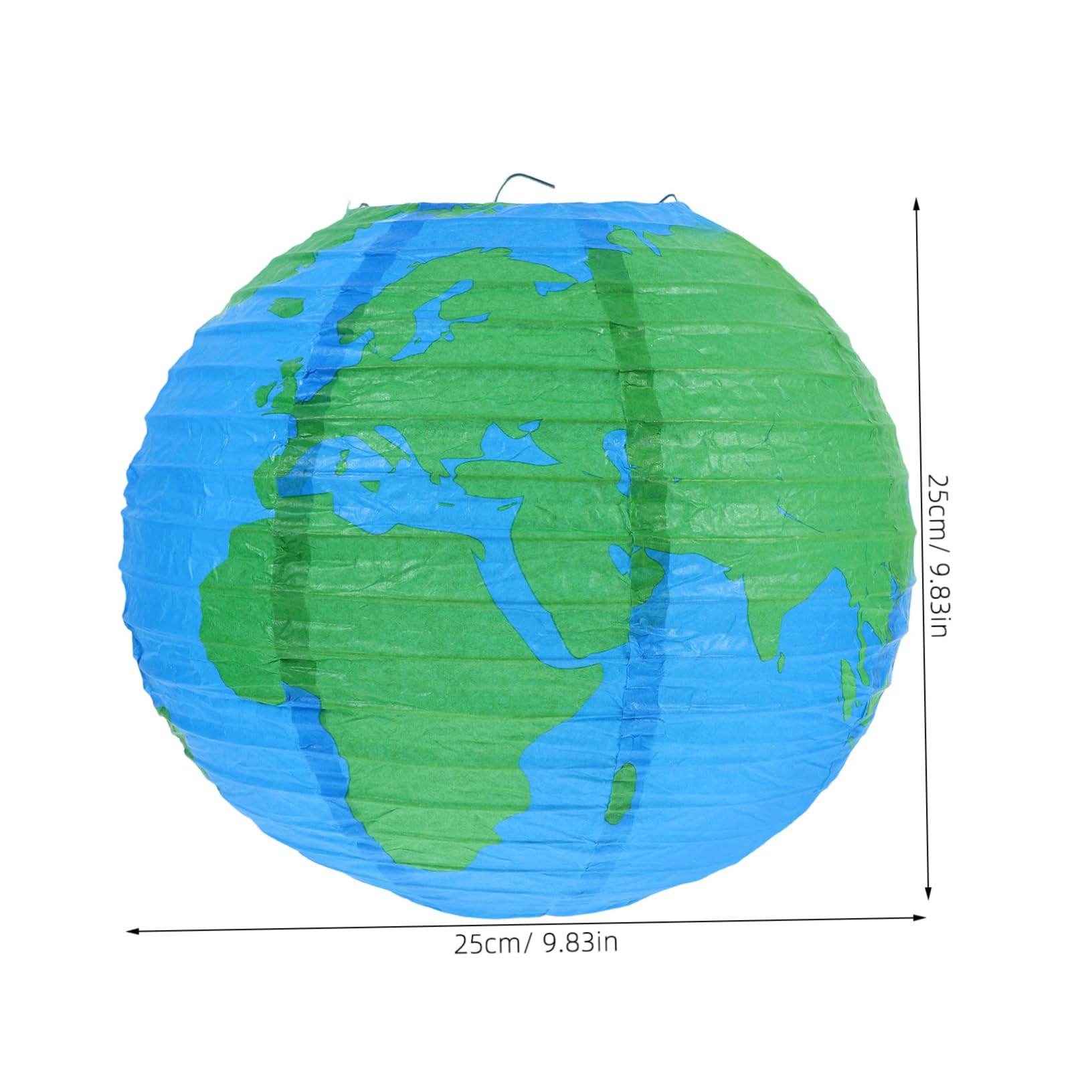 CIMAXIC 4pcs Lantern Hanging Earth Lanterns Round Earth Party Decorations Decorative Hanging Round Lanterns Round Globe Lanterns Round Globe Party Decoration Iron